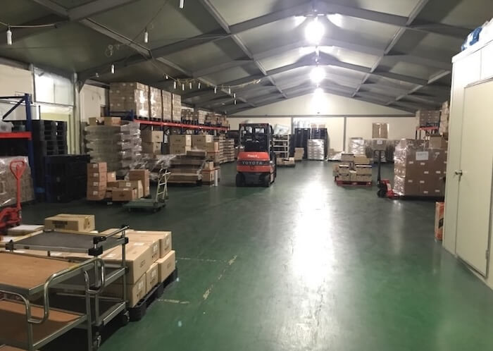 Fork Lifter Ready to Load and Dispatch Your Order
