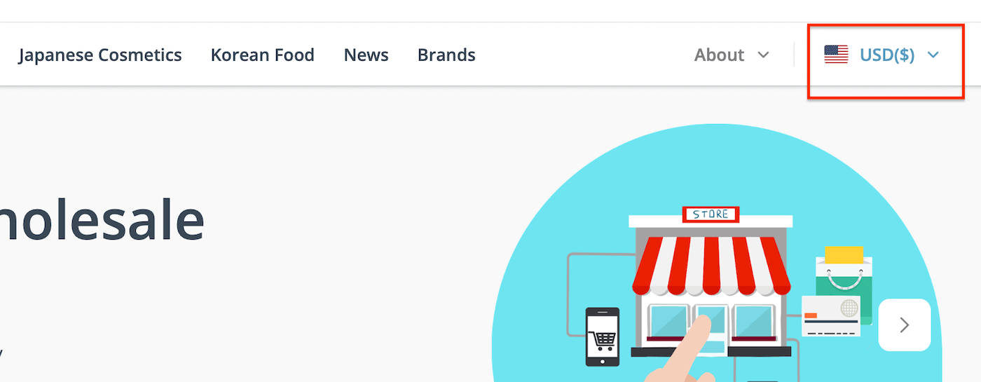 How to change currency