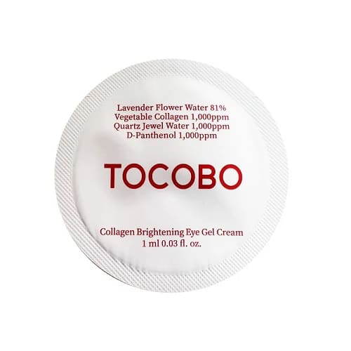 TOCOBO [Sample] Collagen Brightening Eye Gel Cream 1ml