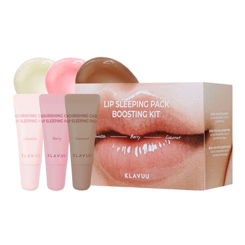 Wholesale KLAVUU Lip Sleeping Pack Boosting Kit [3g*3ea] | Q-depot